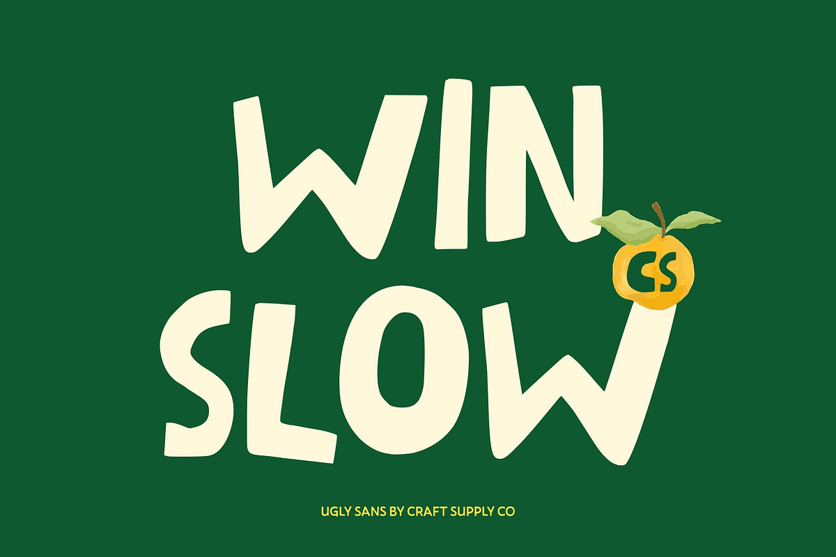 CS Winslow – Fun Font, a Handwritten Font by Craft Supply Co. (Photo 1 of 8)