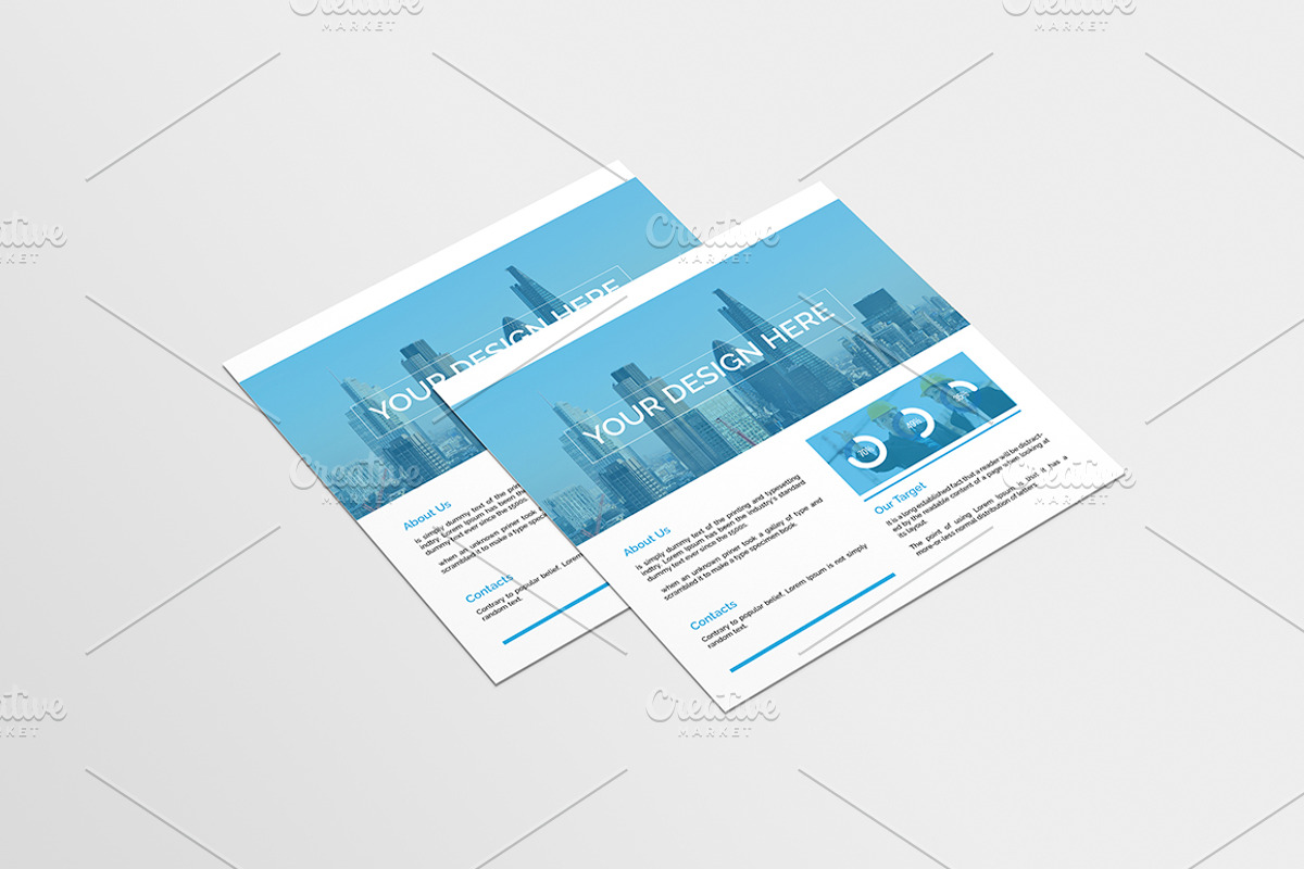 Flyer Square Mock-Up, a Print Template by AlkStudio (Photo 5 of 12)