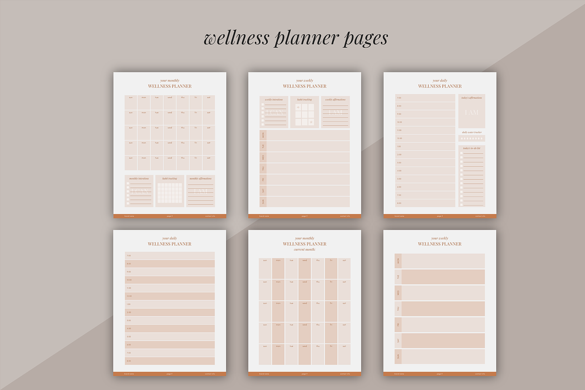 Wellness Workbook & eBook Templates, a Design Template by Studio Soluna (Photo 14 of 16)