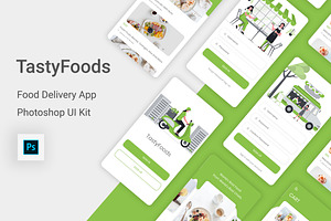 Food Delivery Photoshop App