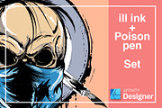 Ink Poisioning Affinity Designer, a Brush Add-On by Annex1 (Thumbnail 2 of 7)