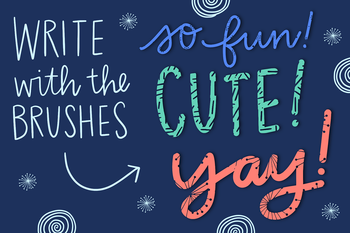 Procreate Stamp Shapes Set Vol.2, a Brush Add-On by Positively Present