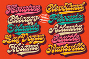 Loopin Script Font, a Script Font by Letteralle Studios (Thumbnail 3 of 12)