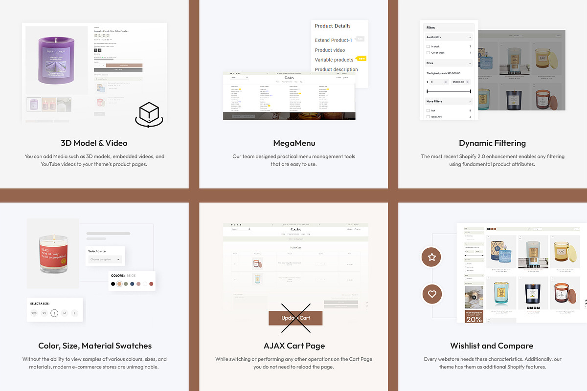 Candle | Shopify Theme, a Shopify Template by LogicGo Shopify Experts (Photo 6 of 6)
