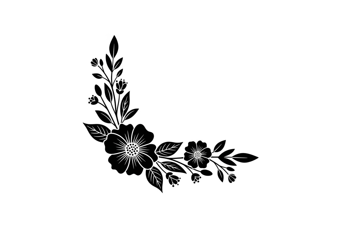 Floral Corner Ornament Clipart Bundl, an Illustration by Creativeshirt (Photo 45 of 48)