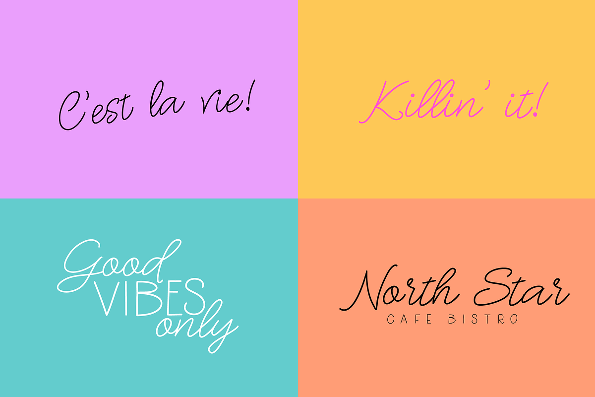 Oh Wonder Font + Bonus Font & Logos preview 3
