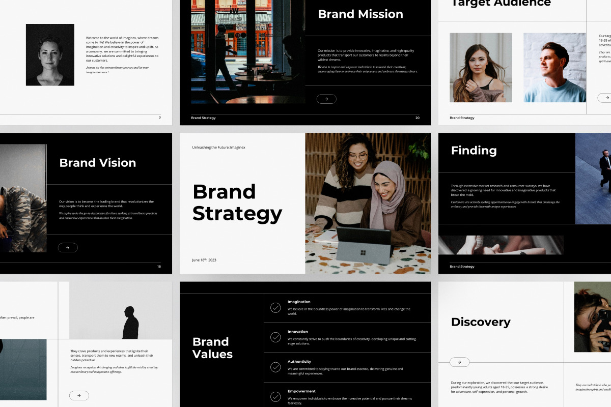 Brand Strategy Keynote Template, a Presentation Template by Design18th (Photo 9 of 9)