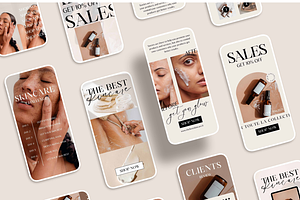 Beauty Templates Social Media Bundle