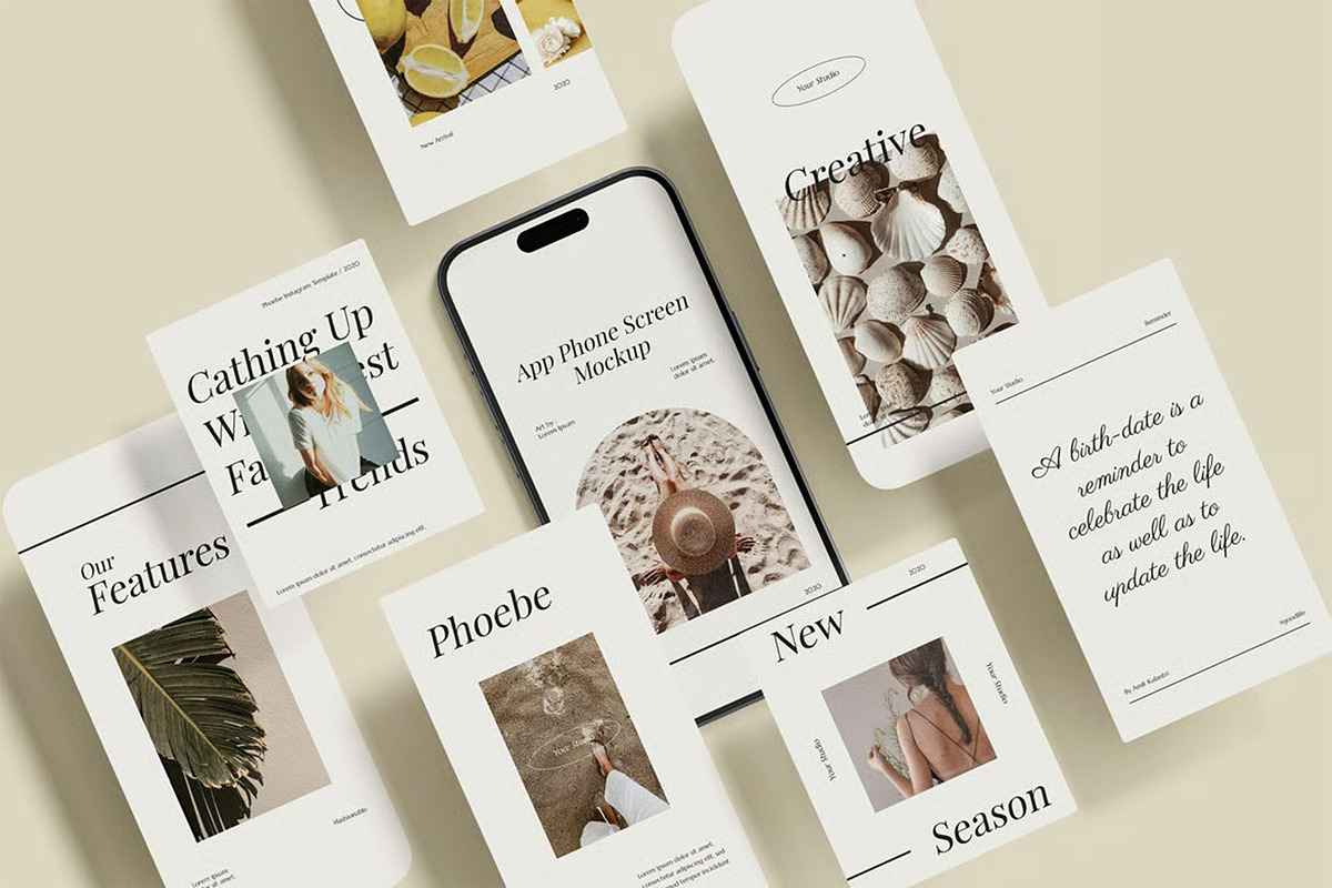 App Phone Screen Mockup Scene, a Device Mockup by zippypixelstudio (Photo 7 of 9)