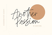 Another Passion - Handwritten Font, a Script Font by Sarid Ezra (Thumbnail 1 of 10)