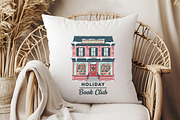 Holiday Book Club PNG,Christmas Book, an Illustration by Libby Wishes (Thumbnail 2 of 6)