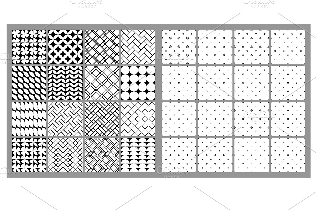 1149 Geometric Seamless Patterns, a Pattern Graphic by TKDoodle (Photo 2 of 5)