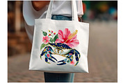Preppy Summer Crab PNG Clipart, a Seasonal Illustration by Dream Creation (Thumbnail 6 of 8)