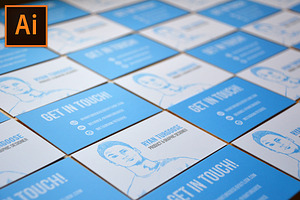 Sketched Business Card Template