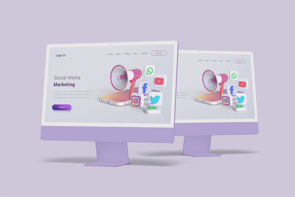 iMac Desktop Mockup Bundles, a Mac Mockup by Graphic Aesthetic (Photo 21 of 22)