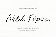 Wilde Paperie | Handwritten Script, a Script Font by Pink Coffie (Thumbnail 1 of 11)