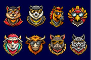 Animal Mascot Logo Illustration 4, an Illustration by Riswan Ratta (Thumbnail 3 of 3)