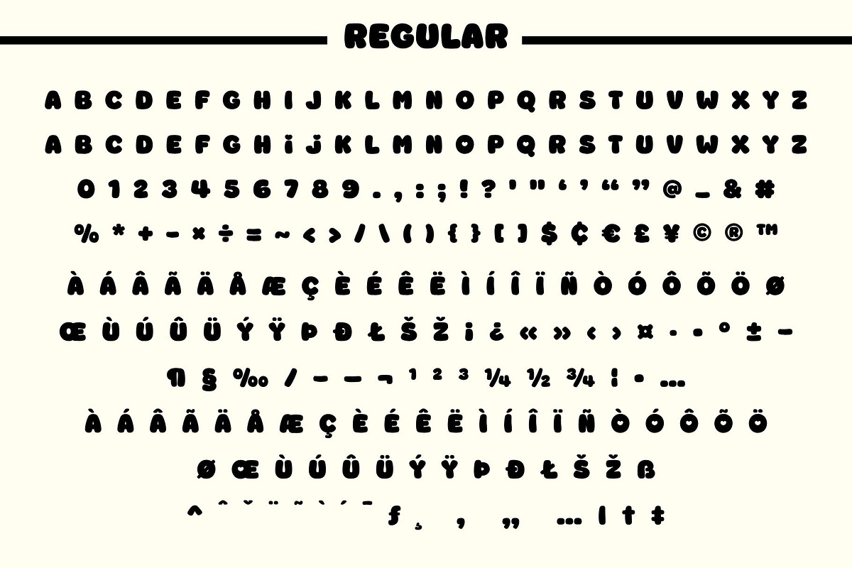 Fox Dimsum Font, a Symbol Font by Fox7 By Rattana (Photo 9 of 13)