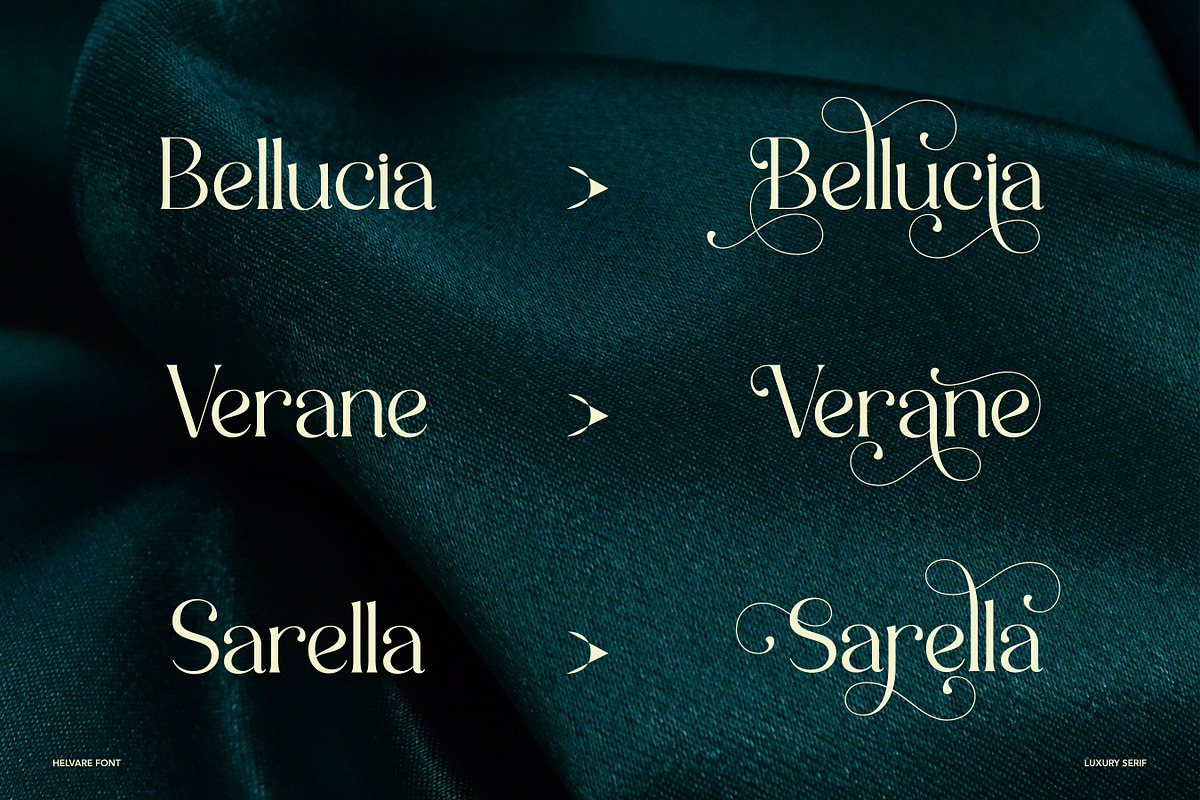 Helvare - Luxury serif Font, a Serif Font by Flawless And Co (Photo 8 of 10)