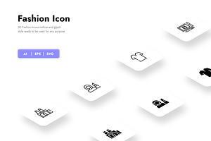 Fashion Icons, a Duotone Icon by HacaStudio
