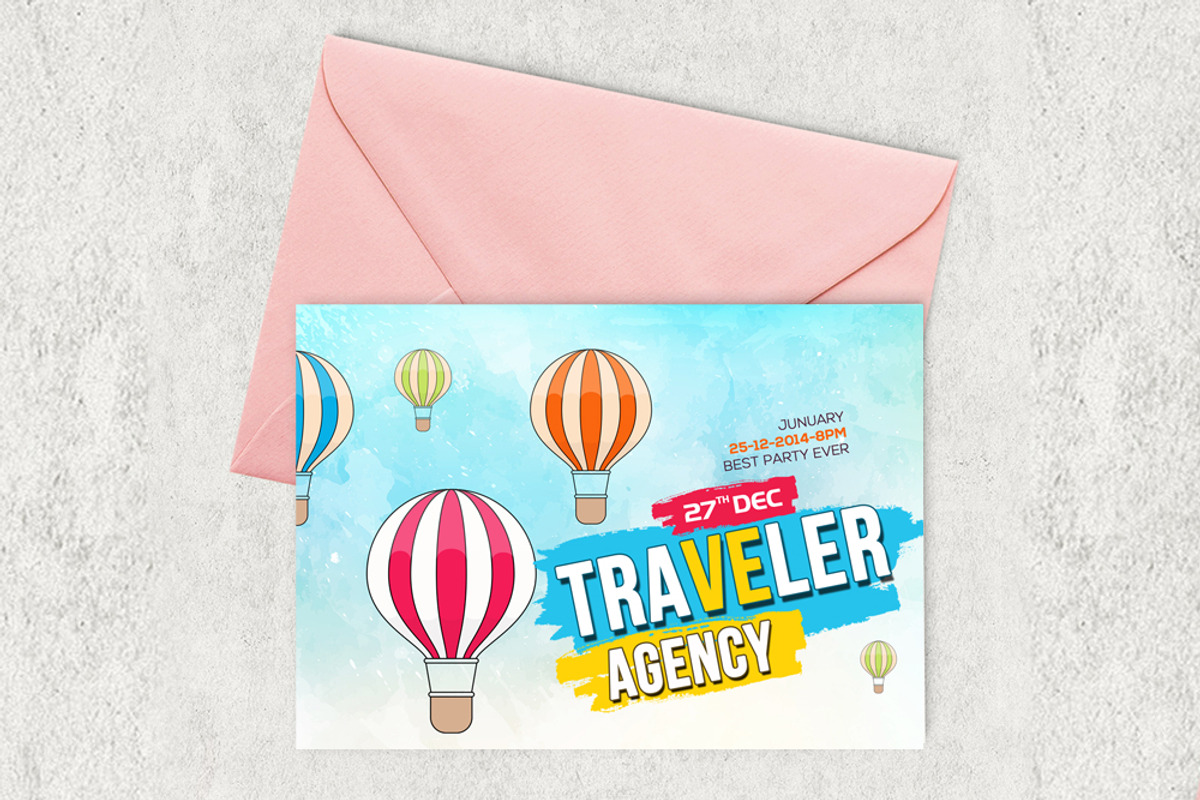 Tour Travel Psd Card Templates, an Invitation Template by Business Flyers (Photo 2 of 2)