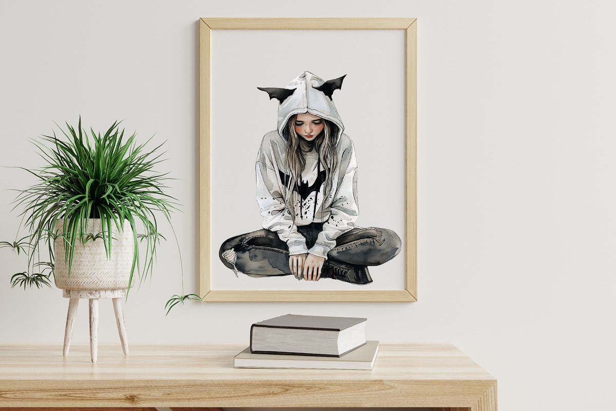 Neutral Cozy Halloween Clipart, an Illustration by Libby Wishes (Photo 4 of 7)