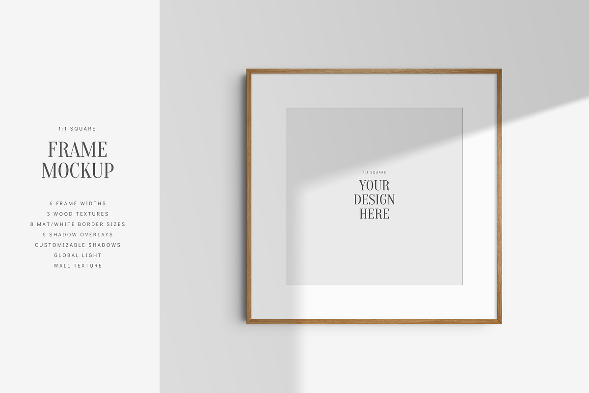 Frame Mockup 1:1 Square, a Mockup by DESIGN BY nube (Photo 1 of 15)