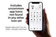 300 White Minimal iOS 14 Icon Pack, an Icon by A Good Design Studio (Thumbnail 2 of 5)