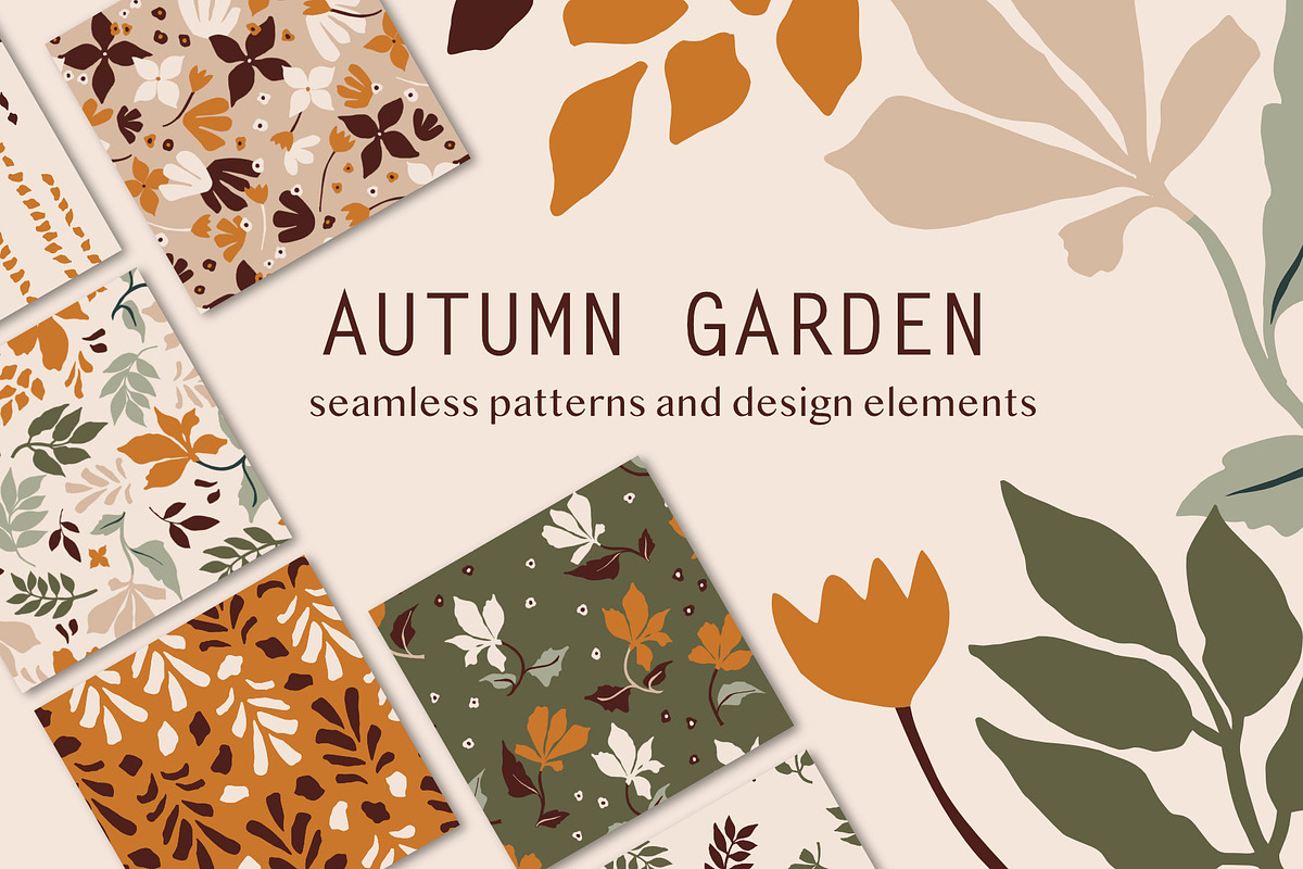 Autumn garden, a Pattern Graphic by Wild Rose (Photo 1 of 5)