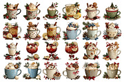 Christmas Hot Drinks Clipart, a Food Illustration by Nicolle's Colorful Art (Thumbnail 4 of 5)