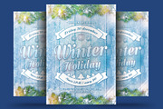 Winter Holiday Flyer, a Flyer Template by Rafoz (Thumbnail 1 of 4)