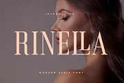 Rinella Modern Serif font, a Serif Font by RantautypeStudio (Thumbnail 1 of 13)
