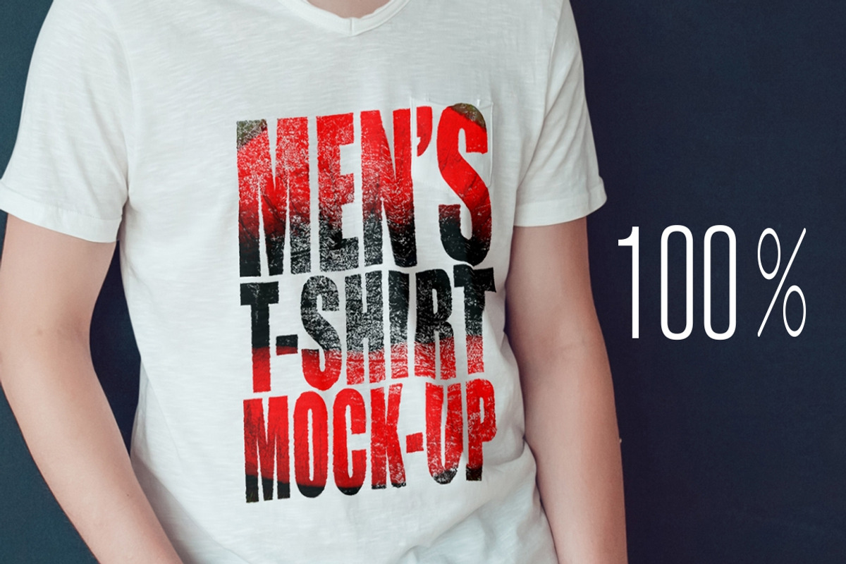 Men's T-Shirt Mock-Up, a Shirt Mockup by Freeman Studio (Photo 5 of 20)