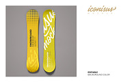Snowboard Mockup Template, a Product Mockup by iconisusmockup (Thumbnail 3 of 3)