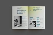 Minimal Gradient ESG Impact Report, a Brochure Template by Neermana (Thumbnail 7 of 11)