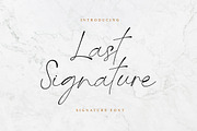 Last Signature Handwritten Font, a Script Font by UICreative (Thumbnail 1 of 5)
