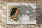 Nature Goddess Woman Character PFace, a Person Illustration by Imaginary Party (Thumbnail 3 of 10)