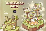 Nuzzlewood Cats Brushes Set, a Brush Add-On by TheDoodleSweets (Thumbnail 1 of 5)