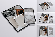 iPad and iPhone pro Mockup, an iPad Mockup by xavier_studio (Thumbnail 1 of 5)