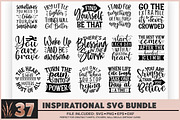 Inspirational Quotes svg Bundle, an Illustration by DESIGNAVO (Thumbnail 1 of 7)