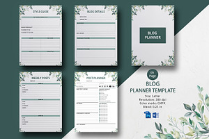 Printable Blog Planner V20