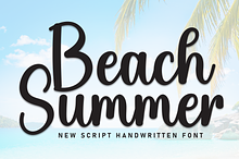 Beach Summer | Script Font