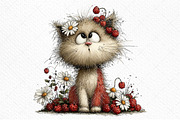 Whimsical Summer Animals Clipart, an Illustration by Craft Nest (Thumbnail 10 of 11)