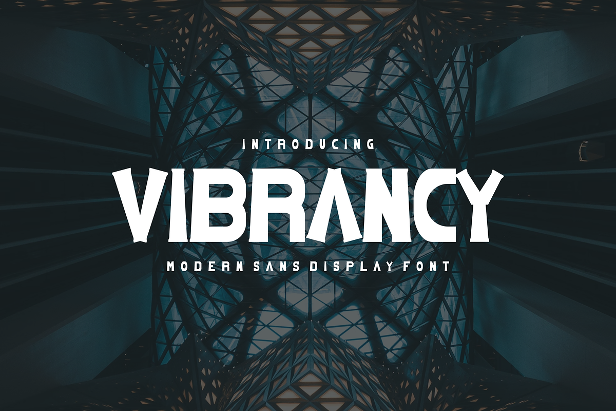 Vibrancy - Font, a Sans Serif Font by artchiles_design (Photo 1 of 5)