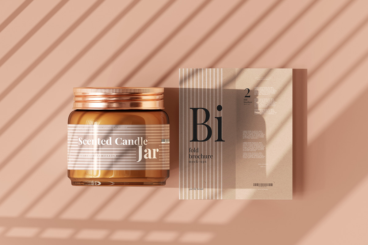 Amber Glass Candle Mockup Bundle, a Packaging Mockup by pmvch (Photo 49 of 135)