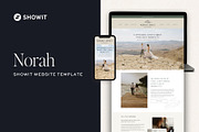 Norah Boho Showit Website Template, a Websites & App Template by Monarch Design Co. (Thumbnail 1 of 9)