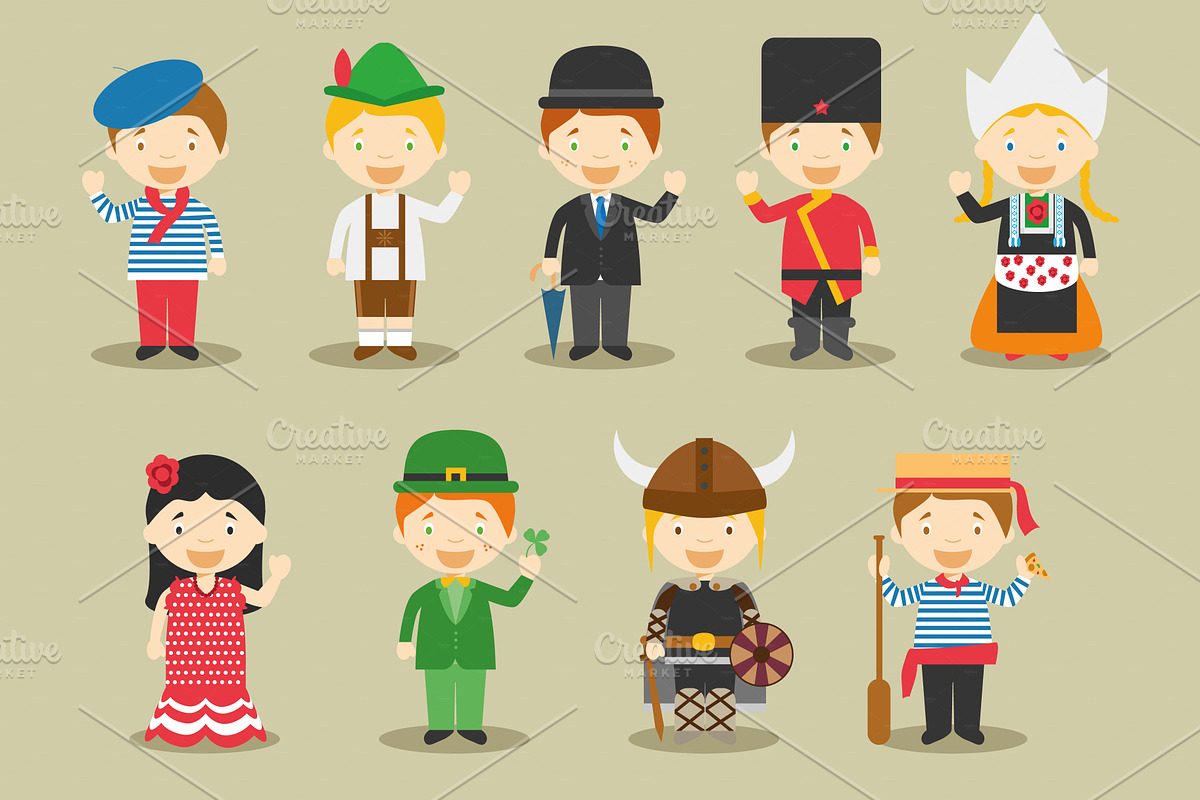 Kids of the world: Europe, an Illustration by asantosg (Photo 1 of 6)