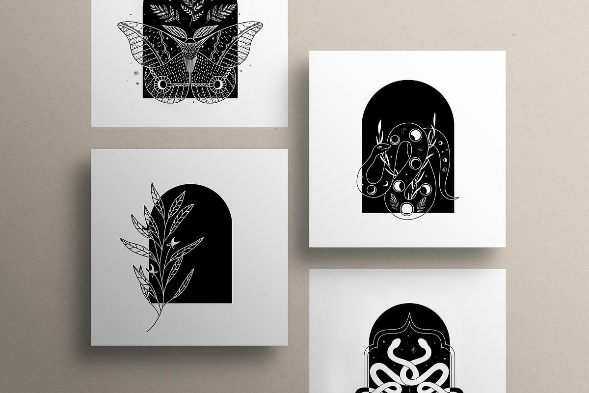 120+ Mysterious night, an Animal Illustration by Chikovnaya (Photo 10 of 11)