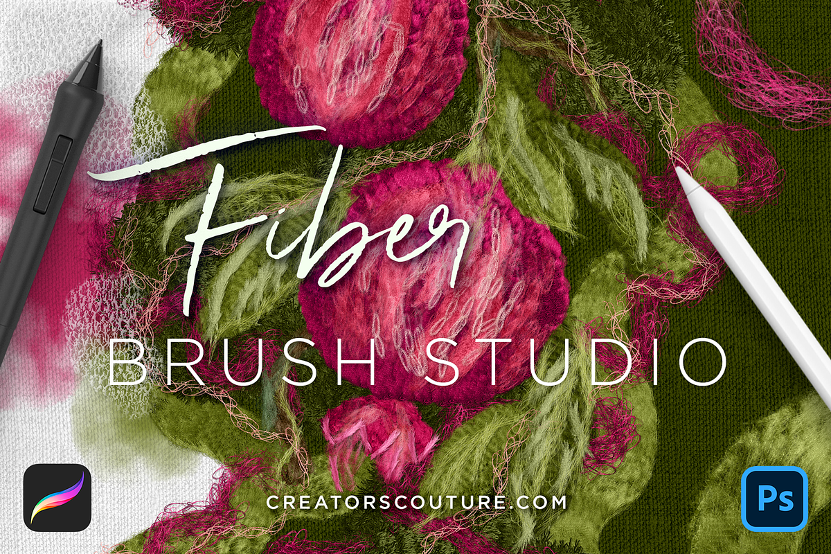 Realistic Fiber Effect Brush Studio, a Brush Add-On by Creators Couture (Photo 1 of 25)