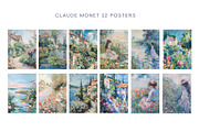Claude Monet Wall Art Posters, a Background Graphic by Velvet Paper Studio (Thumbnail 4 of 6)